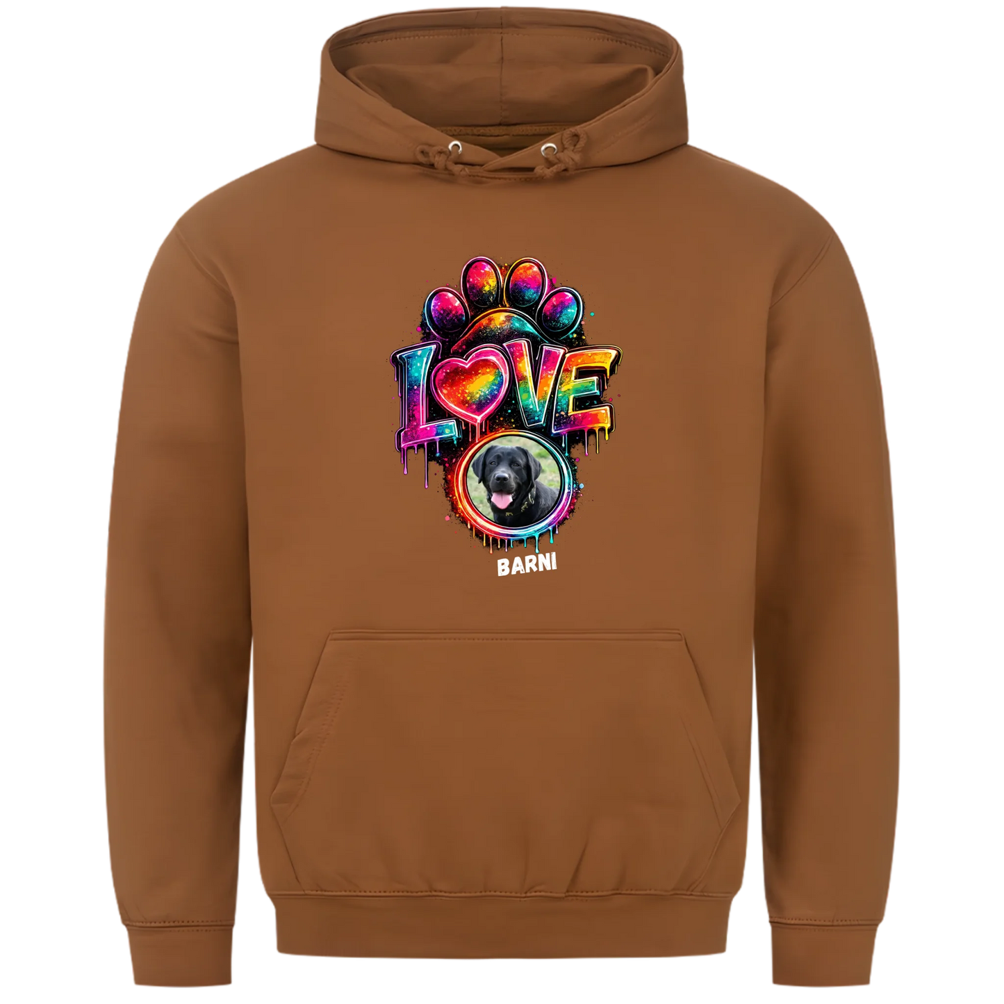 1000x1000 hoodie hellbraun vorne