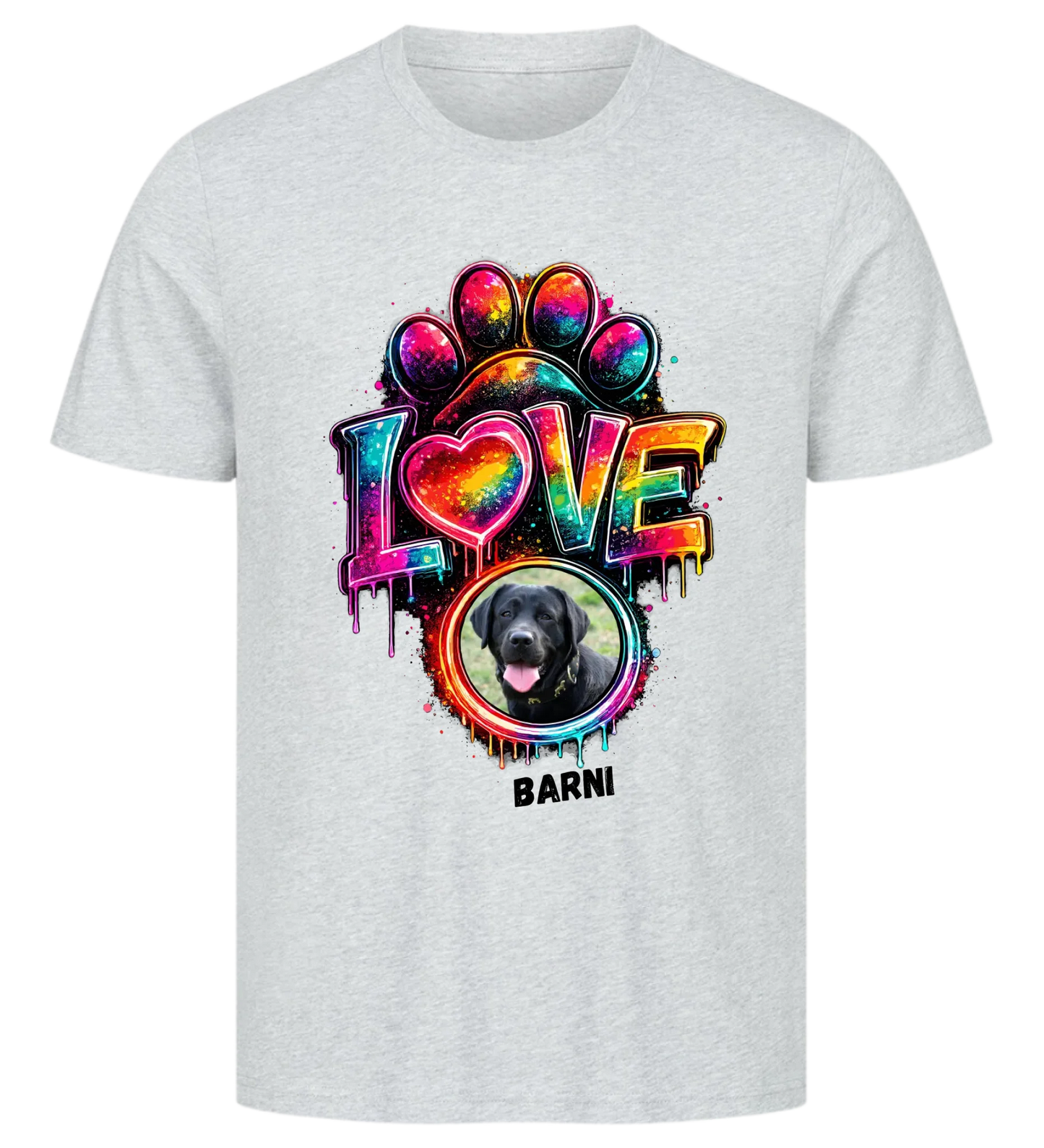 T-Shirt HB Mockup Grau 1000x1100