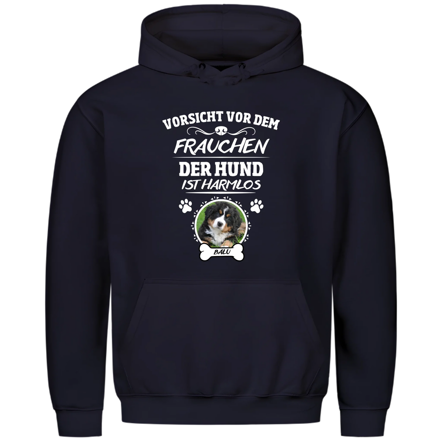 1000x1000 hoodie Blau vorne
