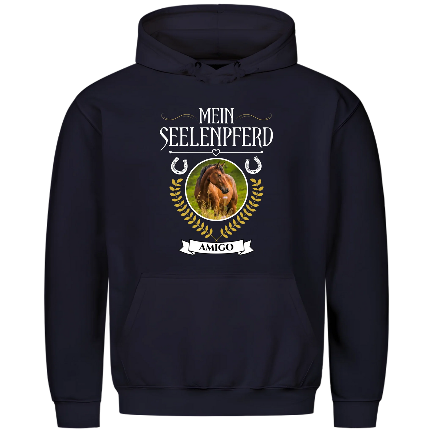 1000x1000 hoodie Blau vorne