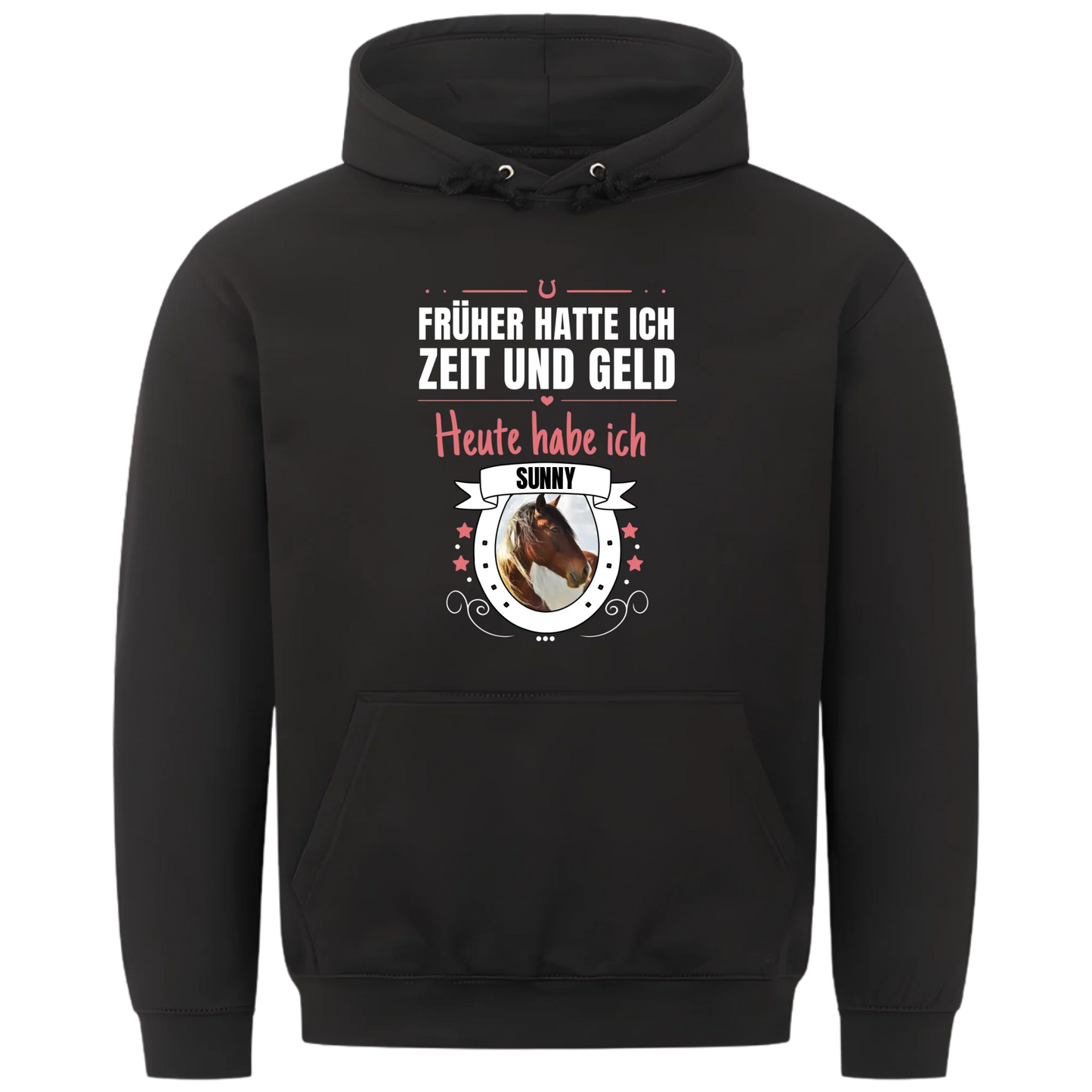 1000x1000 hoodie Schwarz vorne