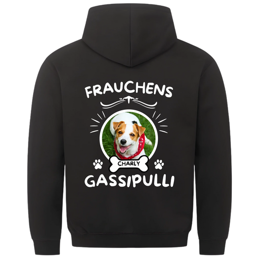 1000x1000 hoodie Schwarz hinten